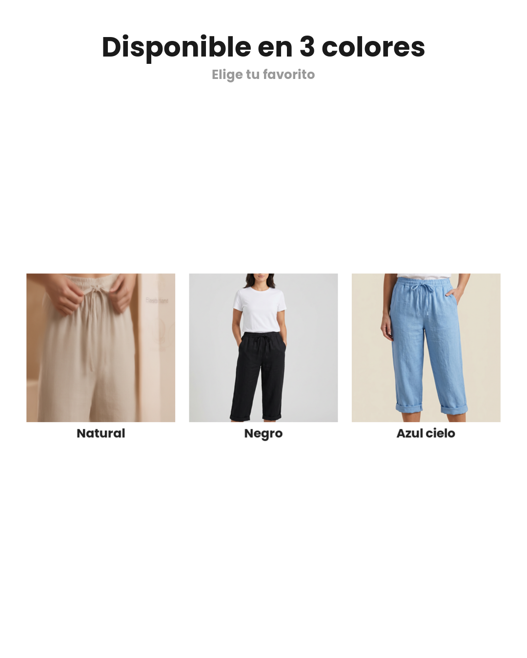 Capris 3 colores