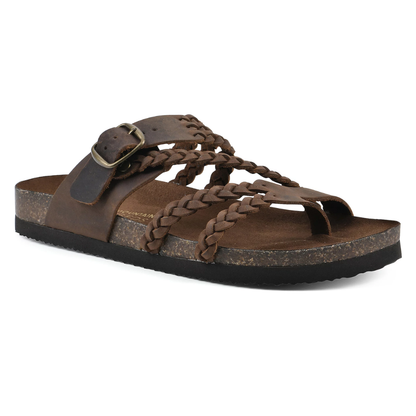 Sandalia color caqui