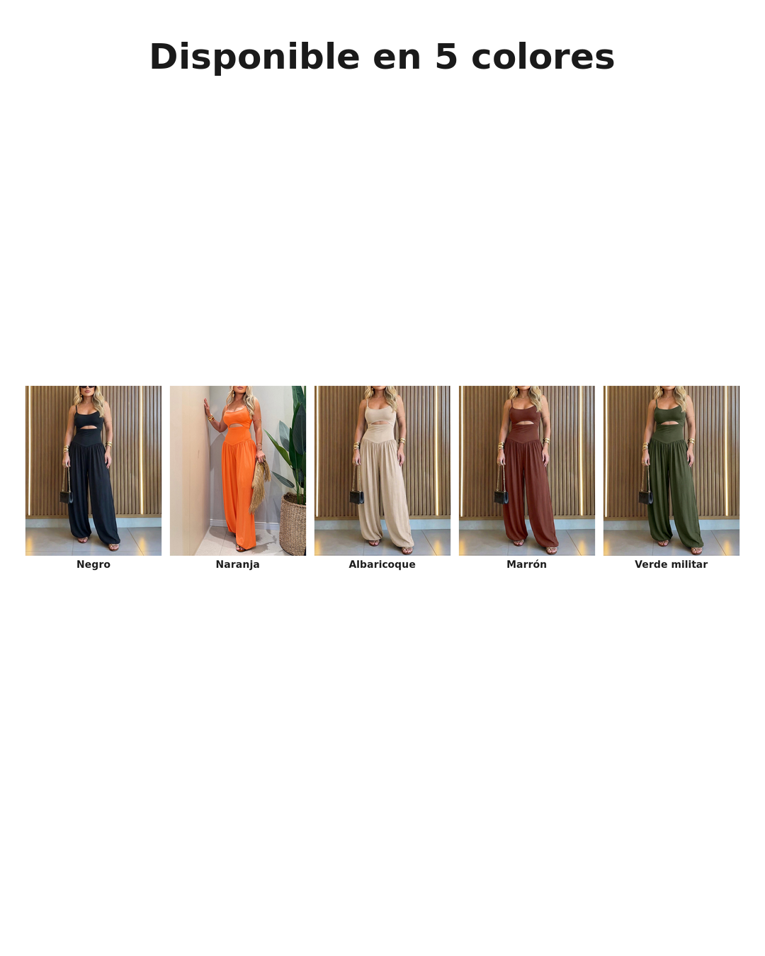 5 colores disponibles