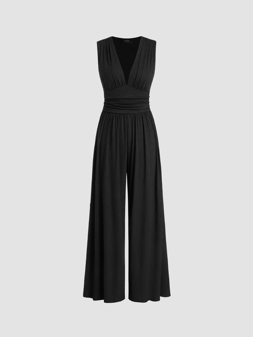 Mono Serenity – Palazzo Sin Mangas con Escote en V