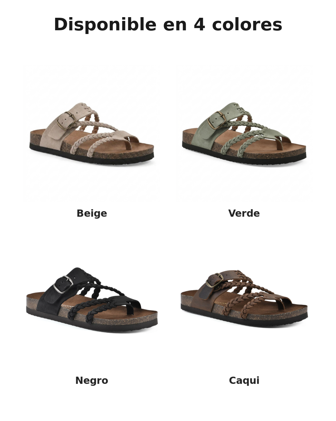 4 colores disponibles
