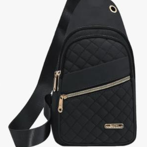Bolso sling negro frente