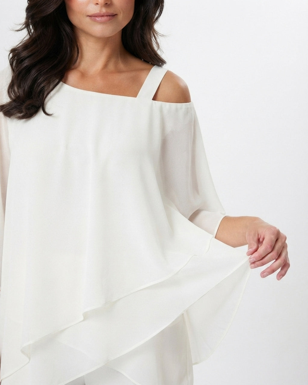 Conjunto de capas detalle de cerca