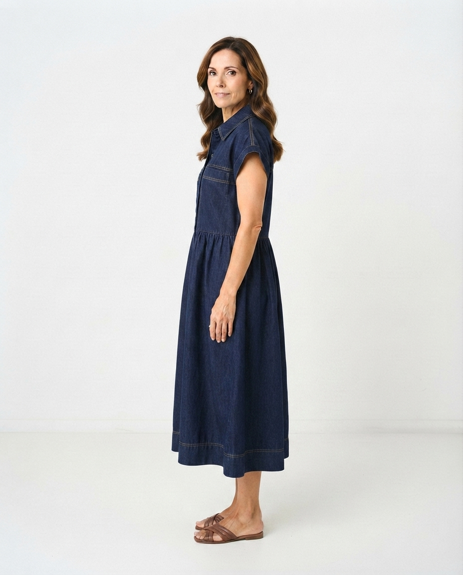 Vestido Harper de costado