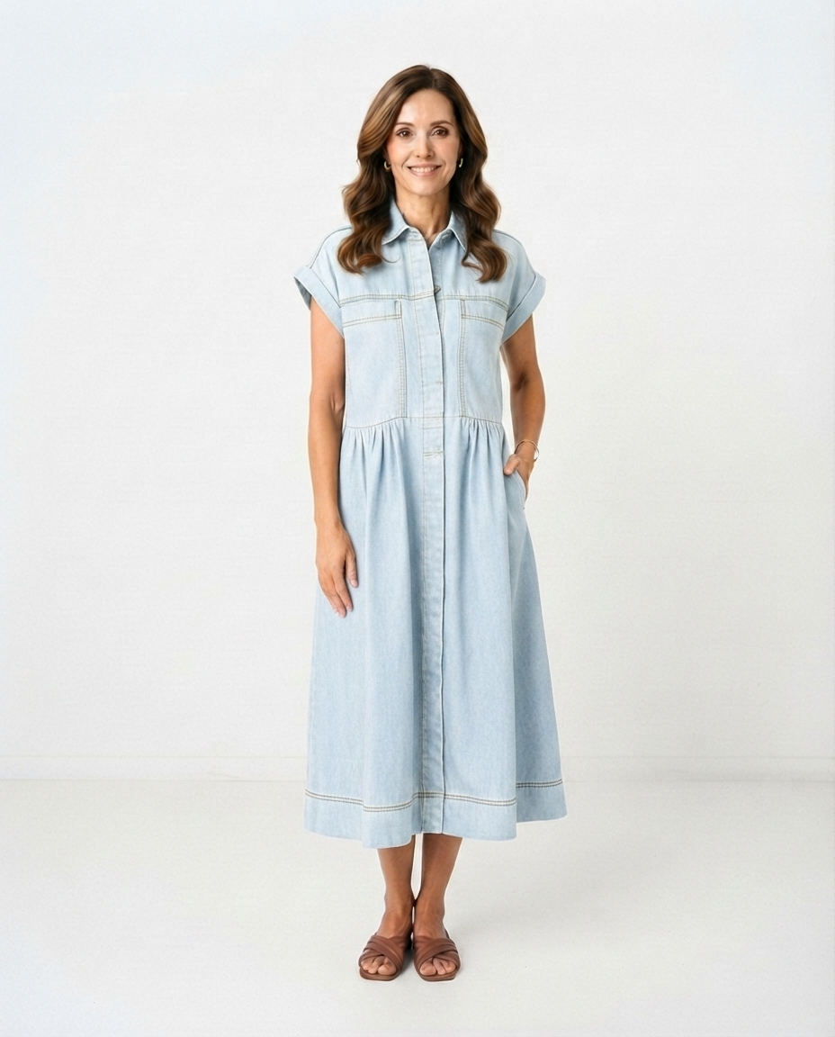 Vestido Harper azul claro