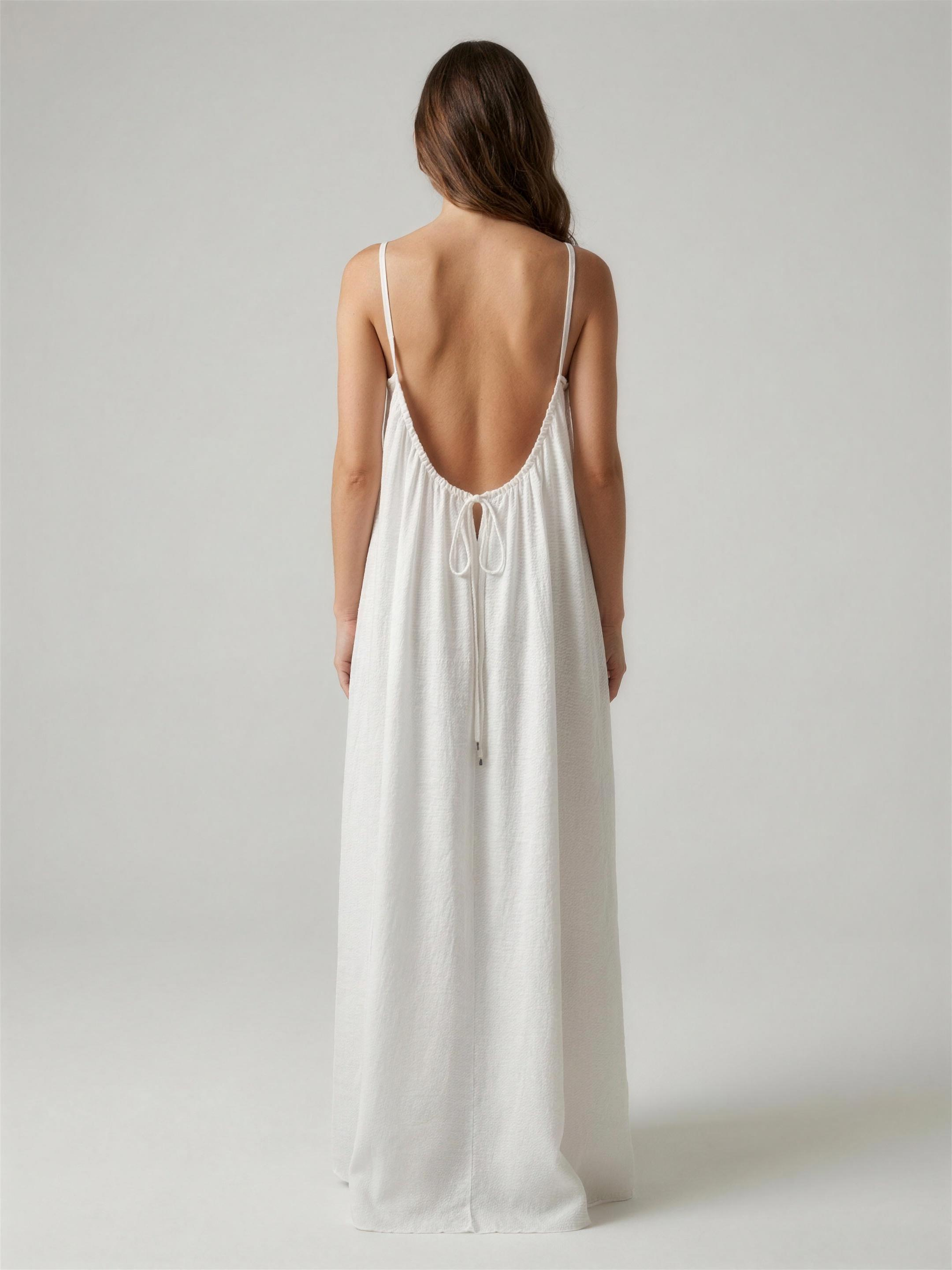 Vestido blanco espalda