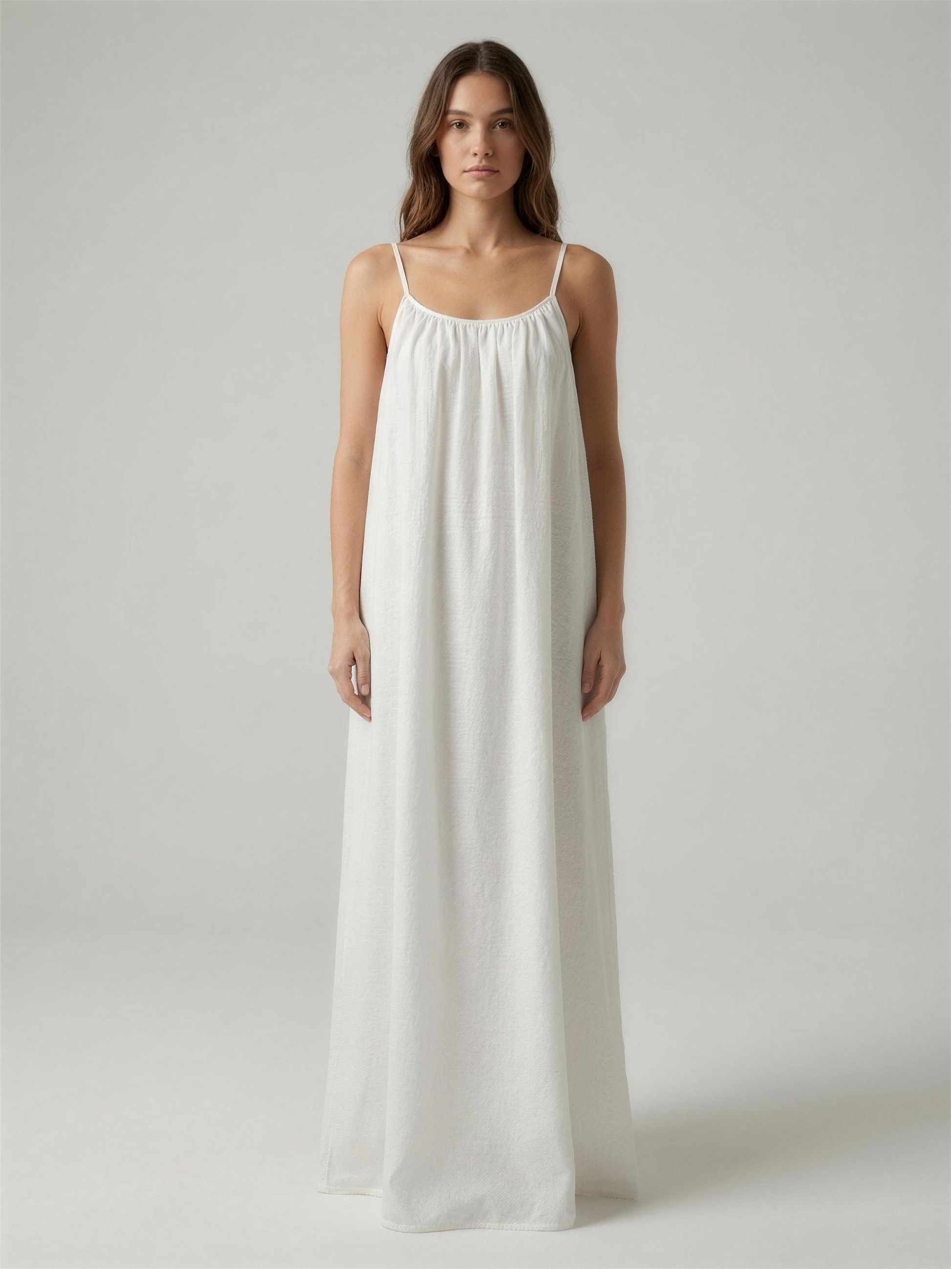 Vestido blanco frente