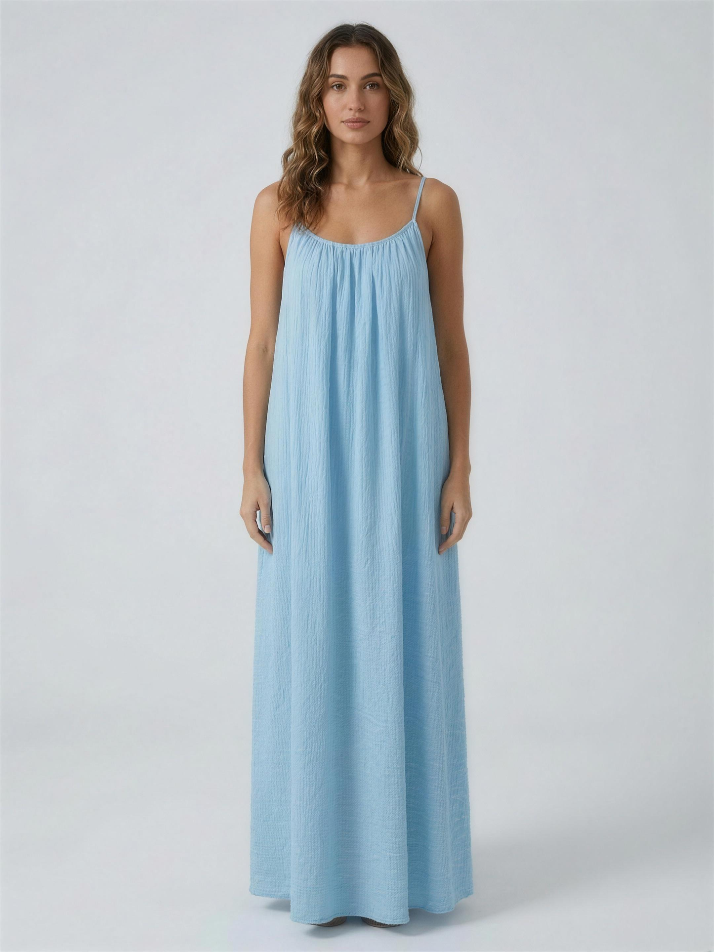 Vestido azul frente