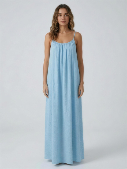 Vestido azul frente