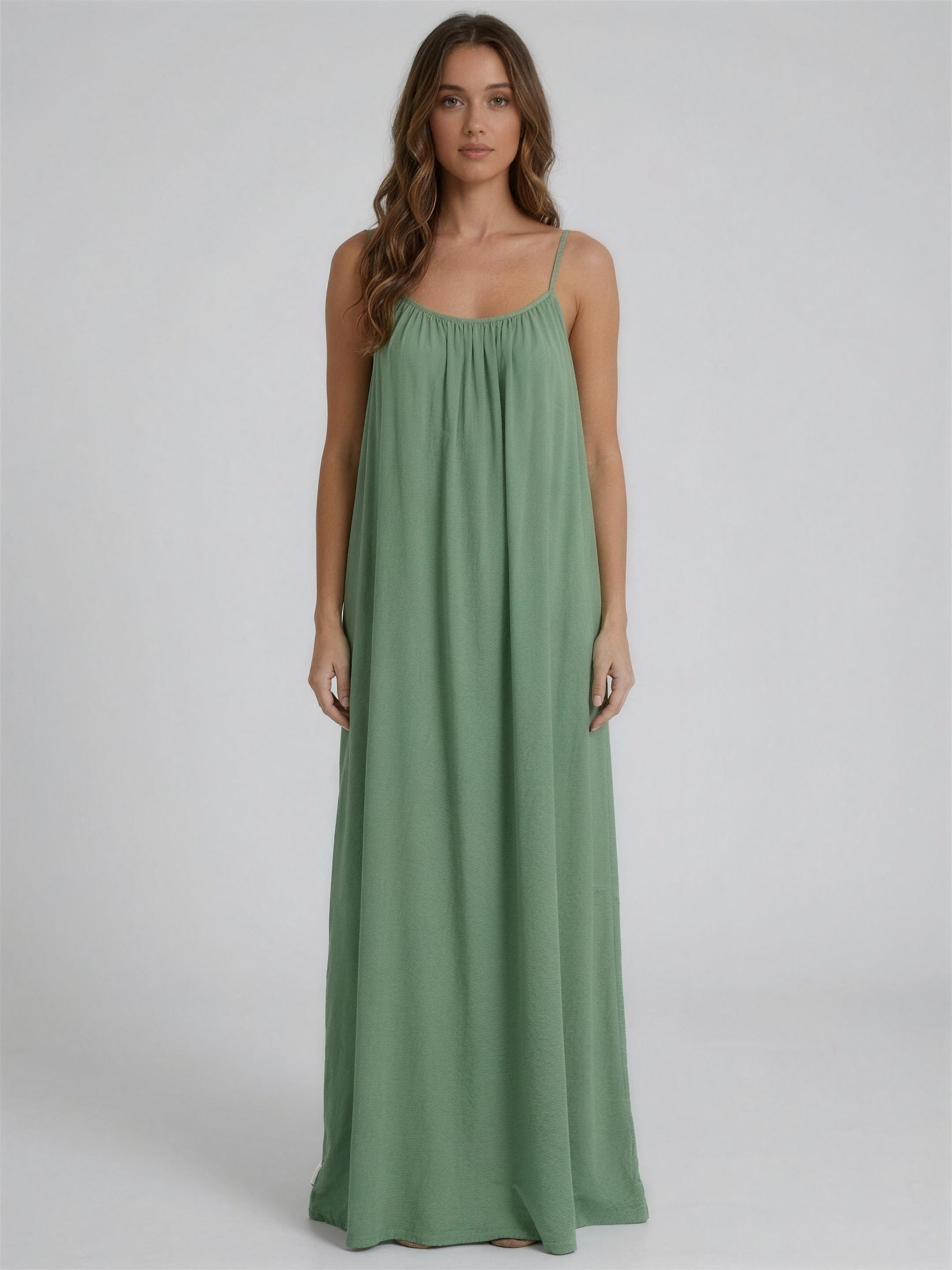 Vestido verde frente