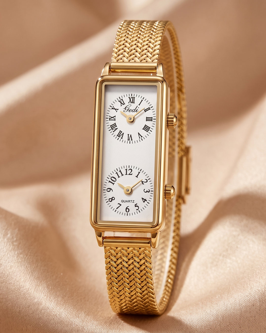 Reloj Reona esfera blanca detalle