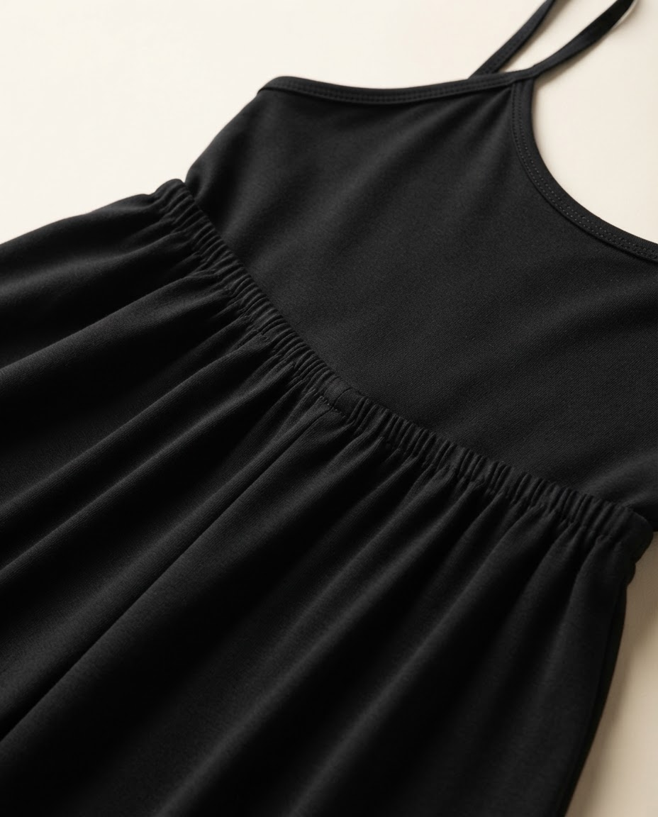 Mono cami detalle tela