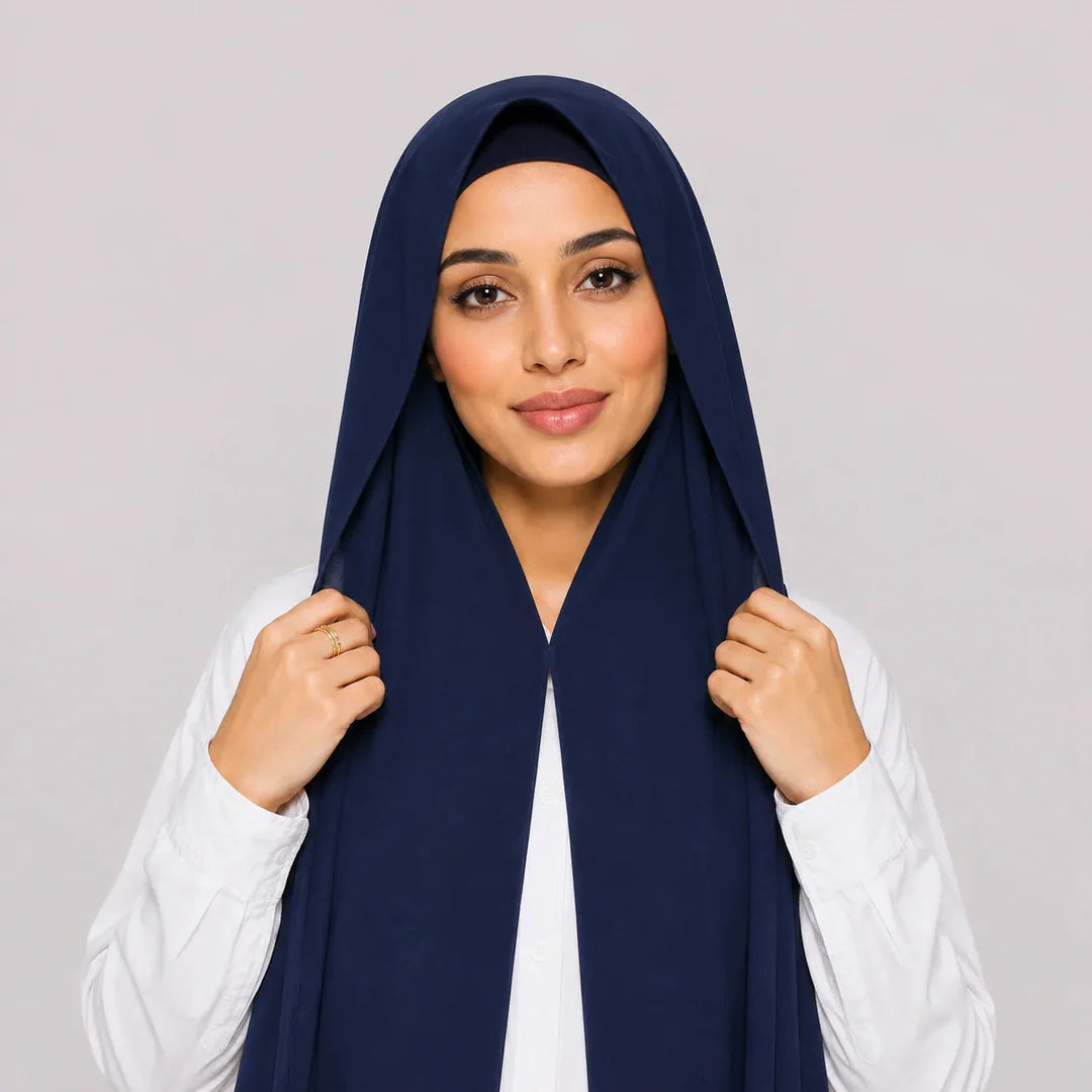 Hijab instantáneo Azul Marino