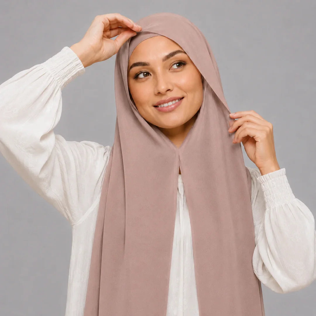 Hijab instantáneo Nude