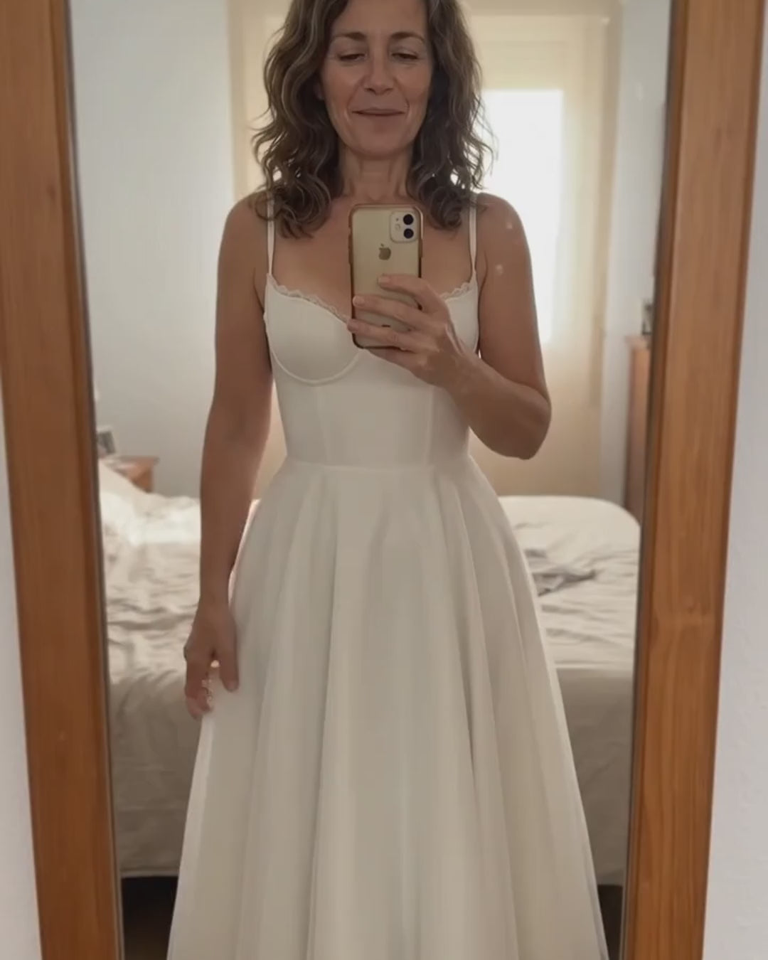 Vestido Selene en movimiento