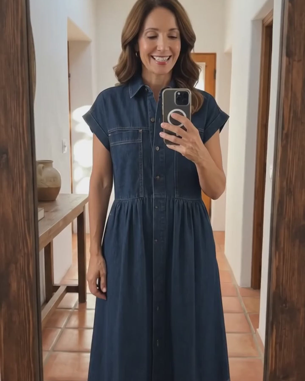 Vestido Harper en movimiento