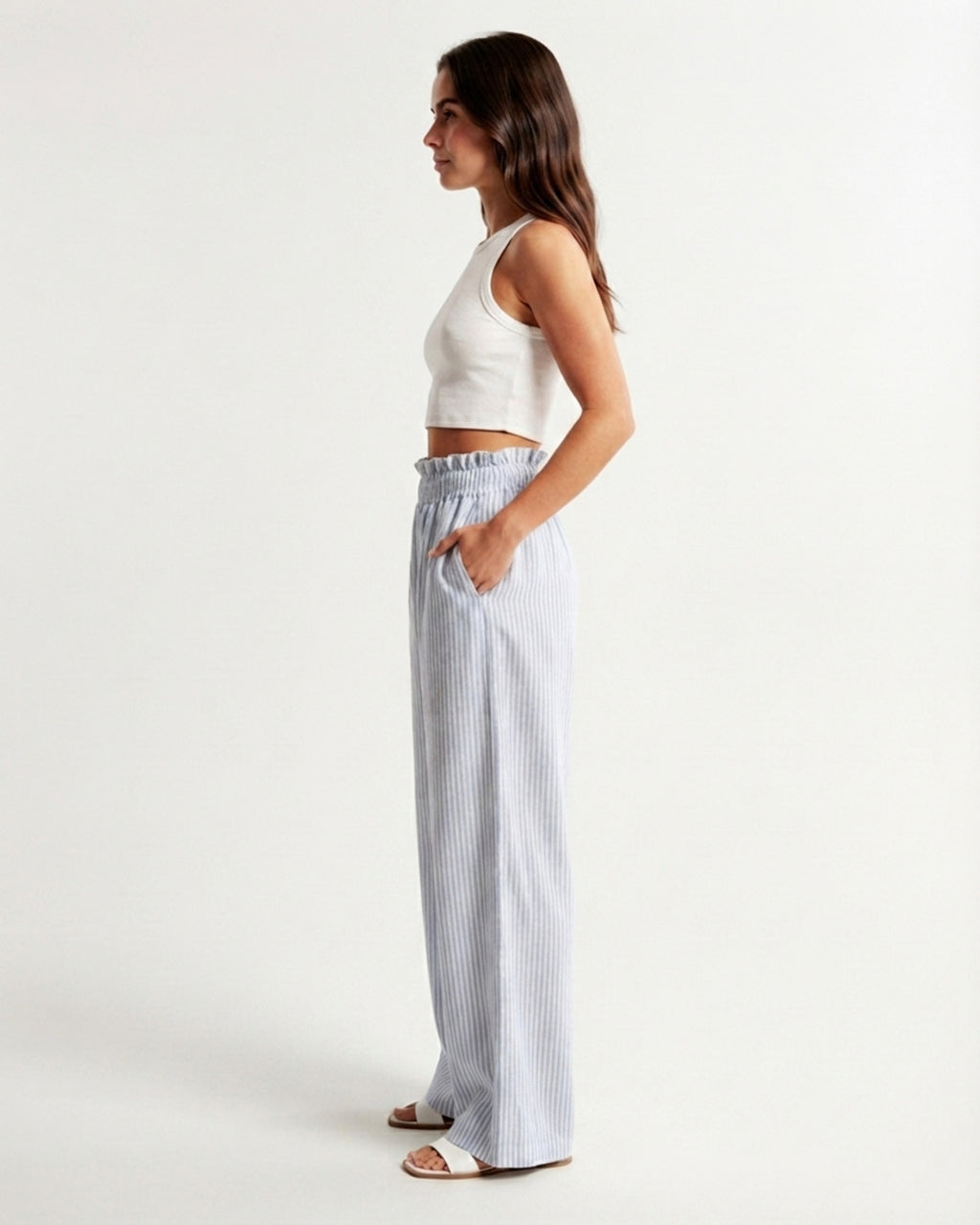 Conjunto rayas modelo costado