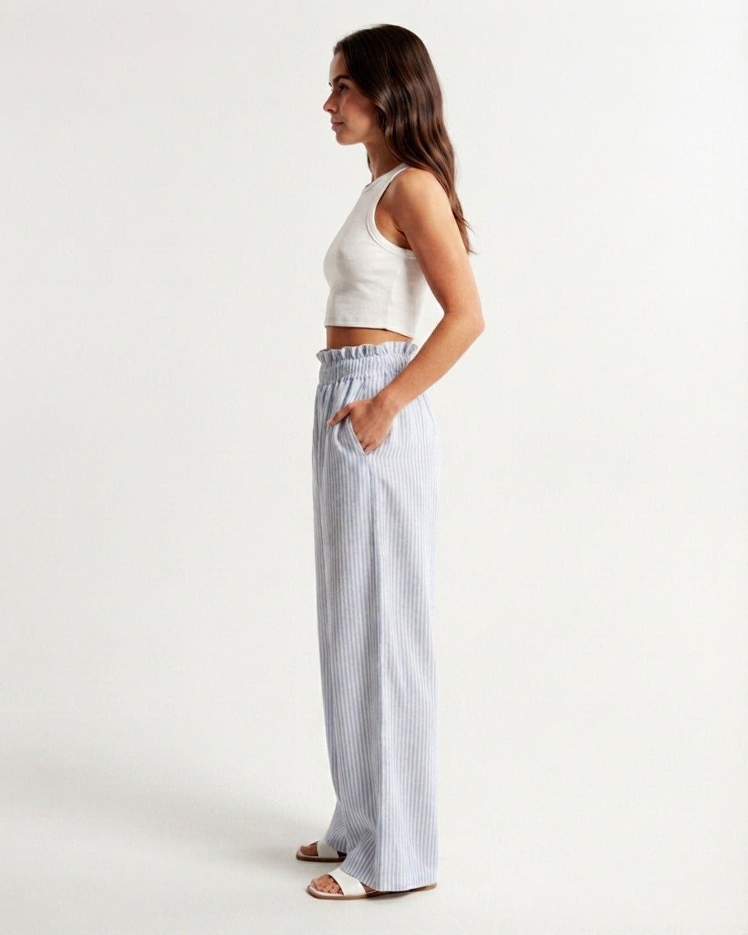 Conjunto rayas modelo costado