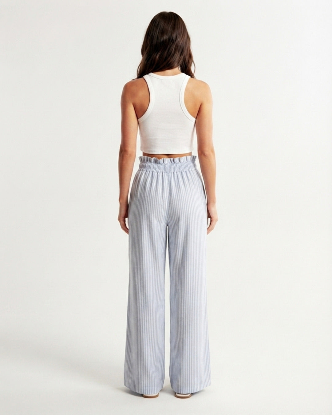 Conjunto rayas modelo espalda