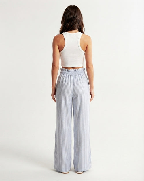 Conjunto rayas modelo espalda