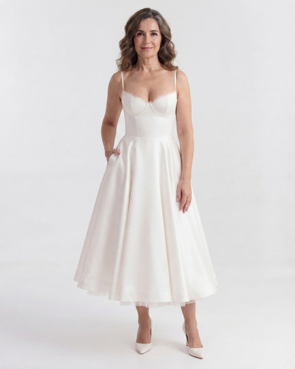 Vestido Selene de tul - vista frontal