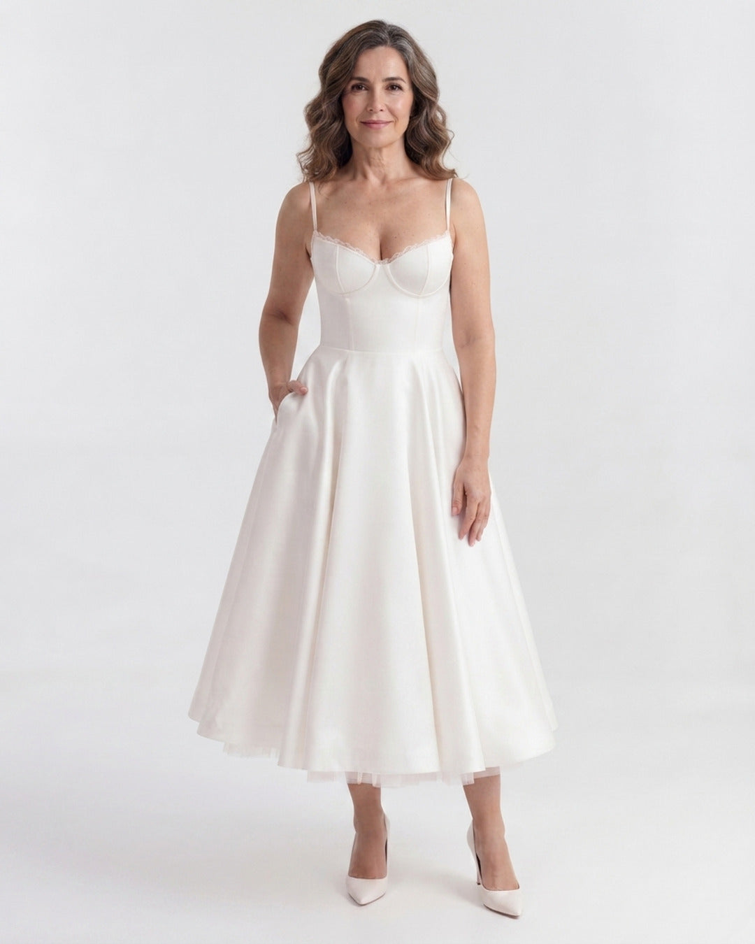 Vestido Selene de tul - vista frontal