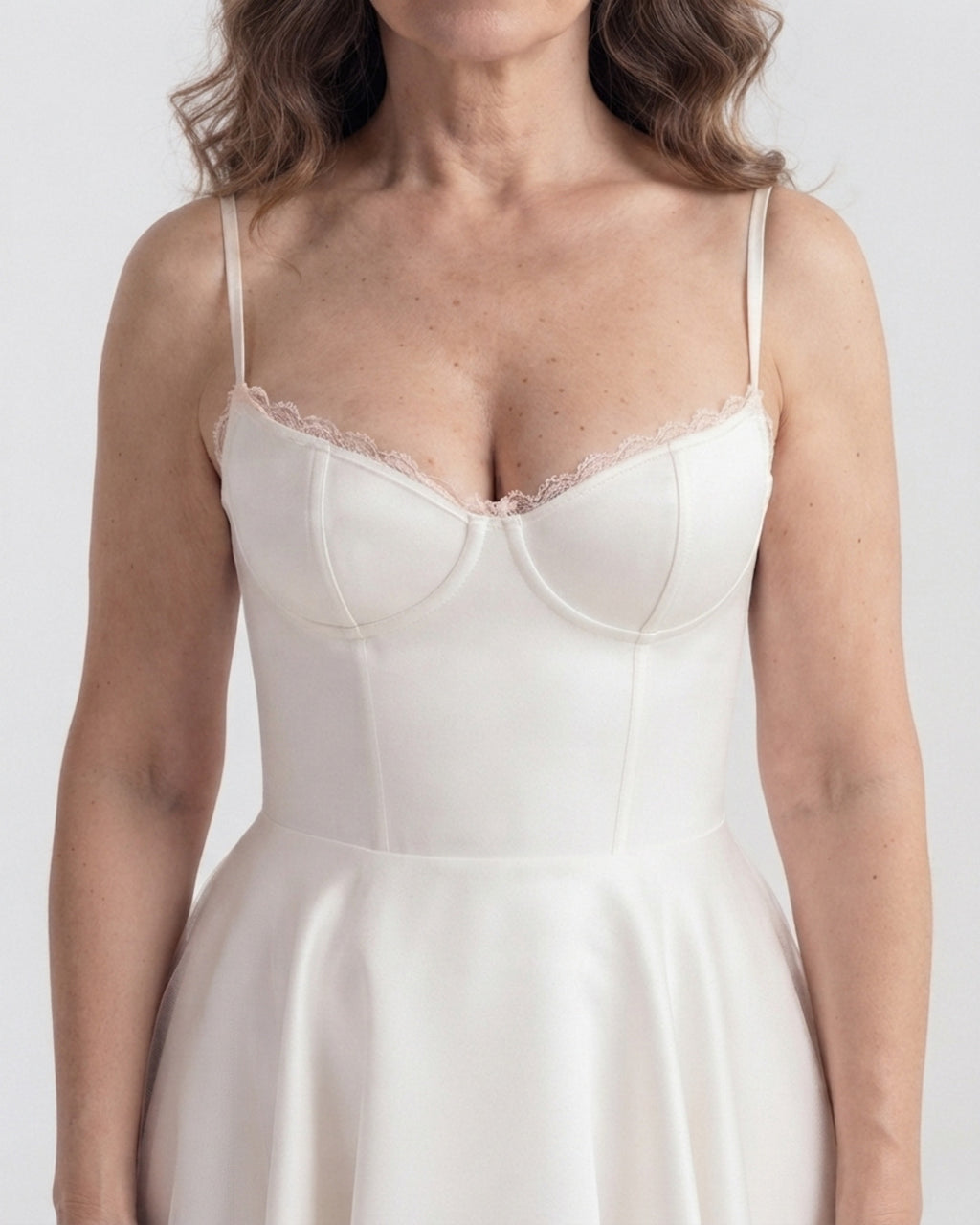 Vestido Selene de tul - detalle tela