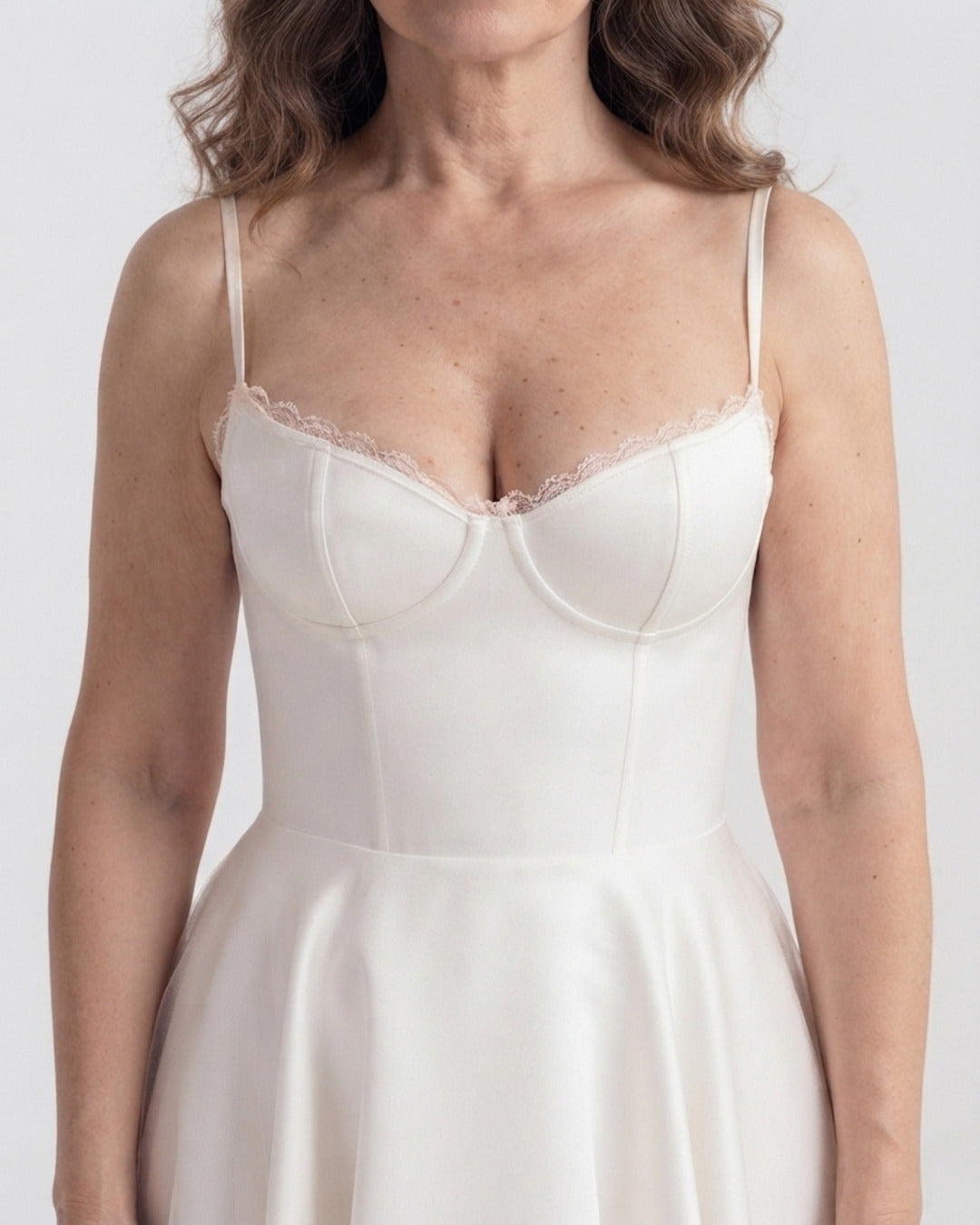 Vestido Selene de tul - detalle tela