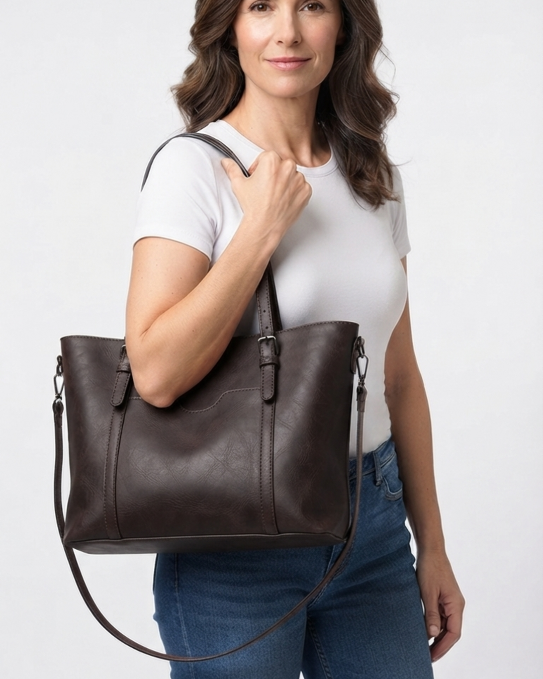 Bolso tote café catálogo
