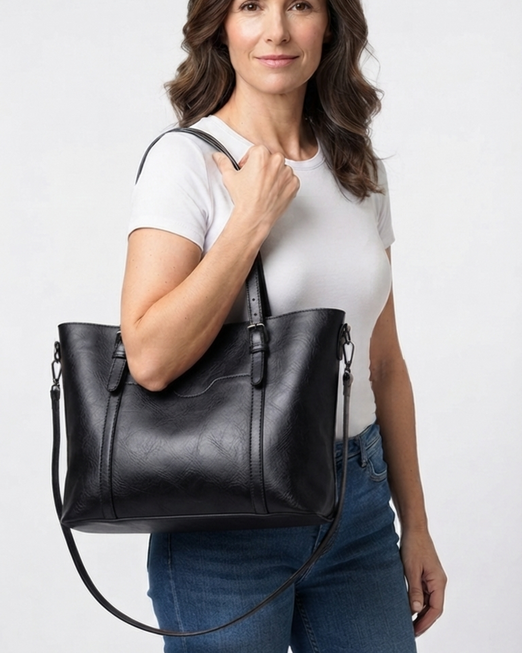 Bolso tote negro