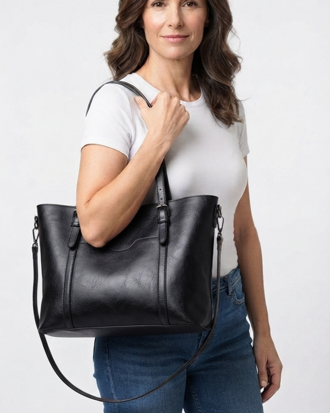 Bolso tote negro
