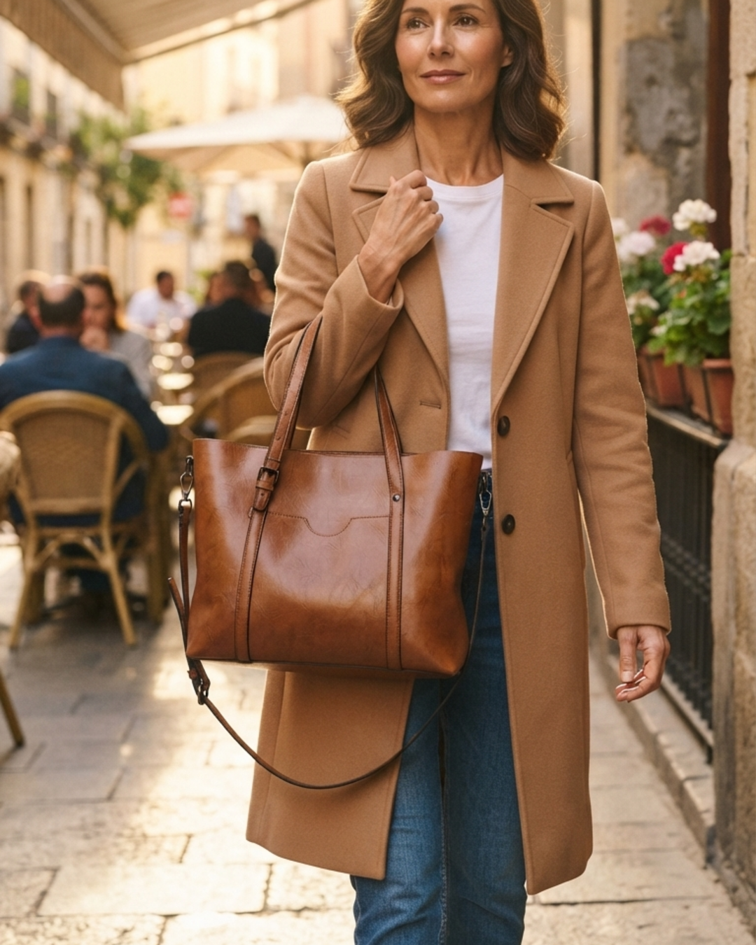 Bolso tote en la calle